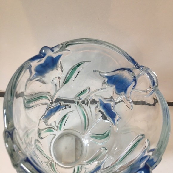 Mikasa Crystal Bluebells Glass Bowl - Picture 12 of 15